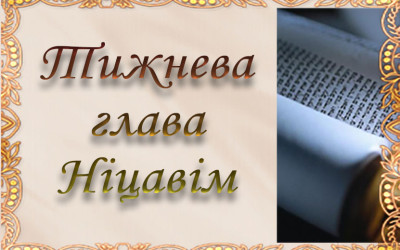 Тижнева глава “Ніцавім”
