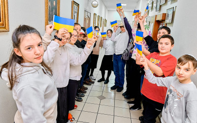 День Соборності України в ліцеї “Бейт Менахем Любавич”