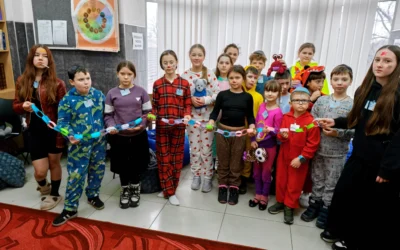 Піжамна вечірка в рамках челенджу Space Book