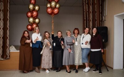 Ганна Салік та Лілах Цопа на семінарі директорів у Дніпрі